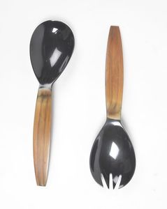 Cuillères en corne de buffle fabriquées en Inde pour caviar oeuf thé sucre sel poivre pour café et thé - Product Image 2