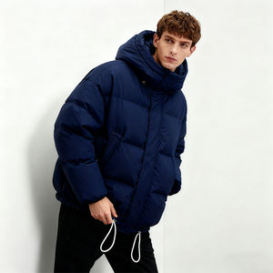 Chaqueta Acolchada de Algodón para Mujer OEM, Impermeable, para Viajes de Invierno, con Capucha, Estilo Urbano, Cuello Alto, Logotipo Frontal Personalizado - Product Image 2