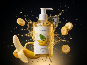 Gel Íntimo Comestible a Base de Agua con Sabor a Plátano, Ecológico, Puro, Natural, en Botella con Atomizador de 200 ml, Resistente al Agua - Product Image 6