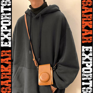 Haute qualité 5XL 400G éponge française 100% coton personnalisé votre Logo impression broderie unisexe hommes coupe ample décontracté plaine hommes sweats à capuche - Product Image 2