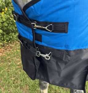 Лучшая цена, зимний коврик для лошади, крепкое крепление для шеи, водонепроницаемый, индивидуальный зимний коврик для лошади - Product Image 2