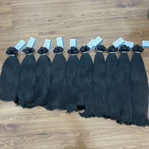 Paquetes de Cabello Humano Natural Liso Vietnamita al por Mayor, Trama Doble Premium, Cabello Negro Natural Suave - Product Image 1