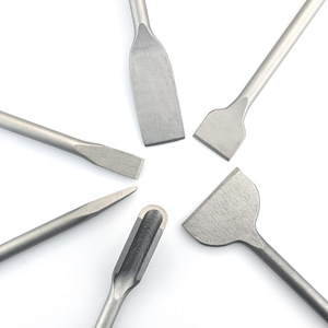 Taladro de martillo eléctrico Max con cincel de piedra de gubia hueca plana ancha para trabajos de mampostería de hormigón y piedra - Product Image 3