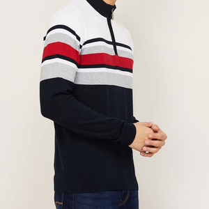 Sudadera con Capucha de Alta Calidad, 100% Algodón, Gruesa, Felpa Francesa, Corte Ajustado, con Cierre de 1/4 para Hombre - Product Image 4