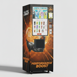 מכונת אוטומט לממכר חלבון מסחרית GJ711 עם מסך מגע חכם, למכירת משקאות חלבון, תוספי תזונה לחדר כושר וחלבון מי גבינה - Product Image 2