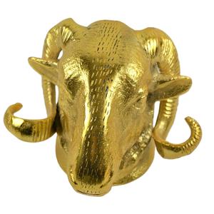 อลูมิเนียมติดผนังรูปสัตว์หัวแกะโลหะ,อุปกรณ์ยึดผนังโลหะสำหรับบ้านและโรงแรม - Product Image 2