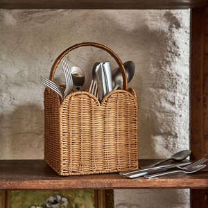 Meilleures ventes de paniers en rotin, grand panier en osier tissé à la main avec poignée pour la décoration de la maison, fournisseur OEM ODM du Vietnam - Product Image 1