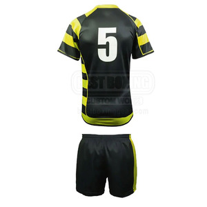 Ropa de equipo deportivo OEM Uniformes de rugby Precio bajo Conjunto de uniforme de rugby estampado completo Uso para hombres - Product Image 3