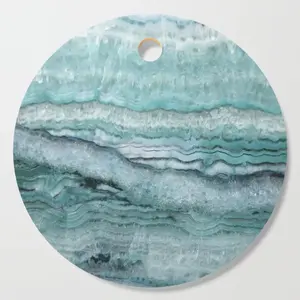 Planche à découper en marbre durable, écologique, design moderne et luxueux pour la cuisine, fruits, légumes, usage de découpe, planche à fromage, vente en gros - Product Image 5