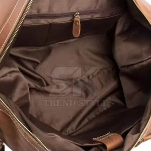 Modern <b>Leather</b> <b>Travel</b> <b>Bag</b> with Elegant Look and Practical Storage Large <b>Leather</b> <b>Travel</b> Duffle <b>Bag</b> - Product Image 6