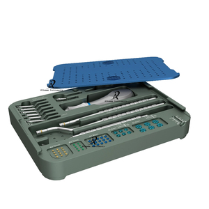 Ensemble d'instruments d'implants dentaires à poignée à dégagement rapide Kit de chirurgie GBR vis de tente supports à os supports à ongles Source d'alimentation électrique - Product Image 2