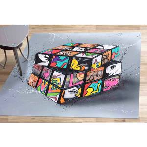 Alfombra con estampado de grafiti colorido - Grande, decoración para salón, regalo para él, alfombra delgada no tejida - Product Image 1
