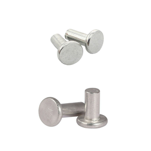 Rivet solide à tête ronde en acier inoxydable 304 316 robuste et personnalisé pour l'assemblage métallique - Product Image 1