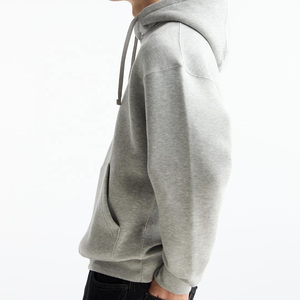 Pull à capuche surdimensionné personnalisé de qualité supérieure Basics Sweats à capuche surdimensionnés en coton mélangé Hommes à personnaliser Sweats à capuche surdimensionnés - Product Image 5