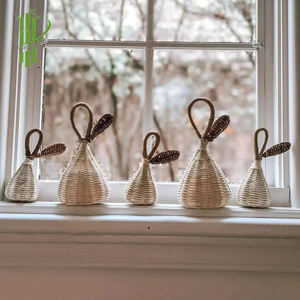 Precios comerciales competitivos en adornos navideños de ratán tejidos a mano: medias, árboles, copos de nieve para compradores a granel - Product Image 3