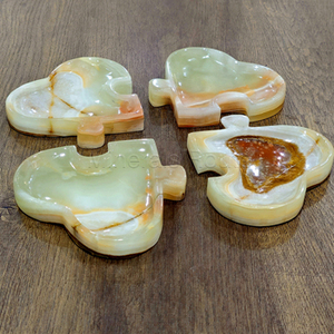 Bandeja en forma de corazón de ónix verde múltiple de calidad superior, diferentes tamaños, vajilla de frutas secas pulidas, cuencos listos para la Mesa - Product Image 5