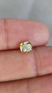 Diamante de 1 quilate con corte cojín, color amarillo, cultivado en laboratorio, para la fabricación de anillos, certificado por IGI, proveedor de diamantes sueltos de lujo de la India. - Product Image 4