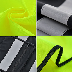 Custom LOGO Multi Pockets Hi Vis Reflective Safety Clothing Breathable Workwear Motorcycle Reflective Safety Vest - Product Image 3