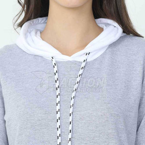 Ropa de calle Venta caliente Sudaderas con capucha para mujer Precio bajo Hecho en material suave de alta calidad Sudaderas con capucha transpirables para mujer - Product Image 5