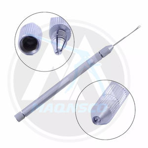 Outils d'extension de cheveux en acier inoxydable d'enfileur d'aiguille de traction détachable de haute qualité pour les kits d'utilisation de salon de coiffure inclus - Product Image 6