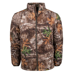 Chaqueta de Caza para Hombre, Impermeable, Cortavientos, Acolchada, con Diseño de Camuflaje Naranja, para la Caza de Ciervos - Product Image 6