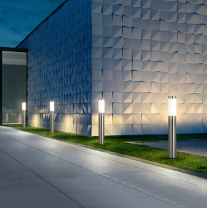 Bolardo LED de jardín exterior IP65 personalizado de calidad superior, luz de césped Solar de ahorro de energía para patio, luces solares de jardín Premium - Product Image 2