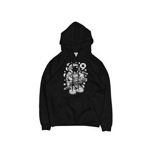 Sudadera con capucha con estampado abullonado de estilo urbano personalizado de alta calidad ODM OEM, ropa de calle de algodón de primera calidad, ajuste Regular para todas las ocasiones - Product Image 5