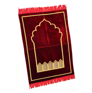 Tapis de prière musulman islamique lavable, tapis antidérapant, tapis de prière en polyester de haute qualité, couverture, tapis de prière pliable portable - Product Image 4