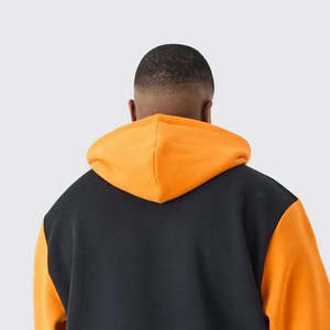 เสื้อฮู้ดดี้ผู้ชายสไตล์ลำลองทรงหลวม ดีไซน์เฉพาะตัว ปี 2025 ผลิตจากผ้าฝ้ายฟลีซ 100% หลากสี เหมาะสำหรับใส่ในฤดูหนาว - Product Image 5