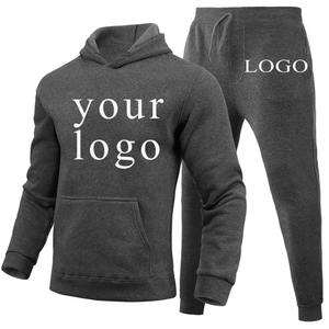 Su propio logotipo de marca de diseño/imagen personalizada en cualquier lugar hombres mujeres DIY sudaderas con capucha y pantalones conjunto moda nuevo - Product Image 6