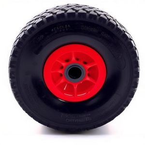 70602 D.260mm Load Capacity 150kg PU Tire with Rim FETRA <b>Block</b> <b>Rubber</b> Rollers - Product Image 2