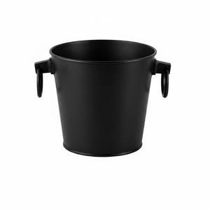 Refroidisseur à vin en métal martelé, seau à glace en métal argenté antique de haute qualité avec poignée, barware, refroidisseur à bière - Product Image 5