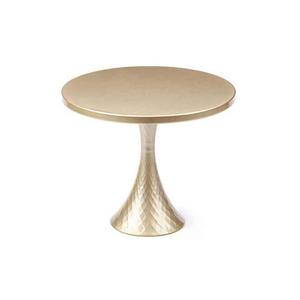 Soporte para servir pasteles de fiesta de cumpleaños en casa, Soporte para servidor de pastel de madera con acabado Natural para celebración de fiesta de boda con tapa de mármol - Product Image 6