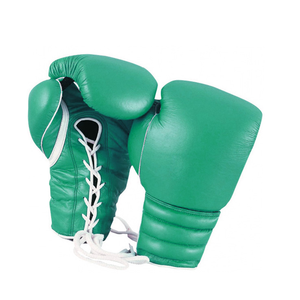Guantes de Boxeo Profesionales de Cuero de Alta Calidad de 14 oz, Secado Rápido, Cómodos, Diseño Colorido y Moderno para Deportes al Aire Libre y Ciclismo - Product Image 1