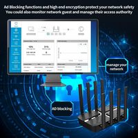 MT7981B Empresa de alta velocidad 4G Módem Wifi Router Openwrt Gigabit 2,4g 5,8g 4G Cpe Cat9 Router Wifi6 con ranura para tarjeta SIM dual