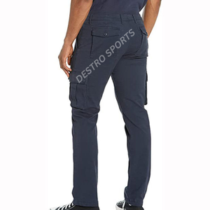Jean Cargo Homme Imperméable en Toile Grande Taille à 6 Poches Style Urbain – Lavé, Personnalisable avec Logos, Service OEM – Prix Abordable - Product Image 4