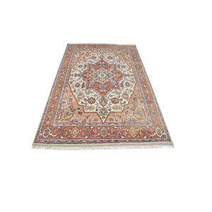 OEM Custom Modern Style Oushak Area <b>Rug</b> Handmade Wool Floral Pattern in Rust/Beige <b>Traditional</b> Style <b>for</b> Sale - Product Image 1