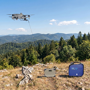 Station de Liaison X12-M4 pour Système d'Alimentation de Drone Connecté 1200W pour DJI Matrice 4D 4TD, Communication par Relais Aérien pour Drone UAV - Product Image 1