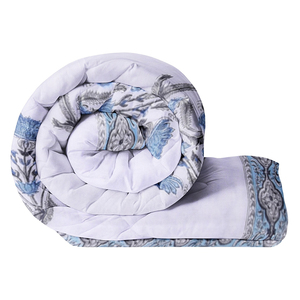 Tendance 100% coton canard aux couleurs vives traditionnel Aari brodé à la main 'Color Kingdom' Aari travail jeter couvre-lit/TableCell - Product Image 5