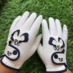 Gants de golf professionnels en cuir d'agneau extra confort antidérapants et respirants avec logo personnalisé pour enfants - Product Image 6