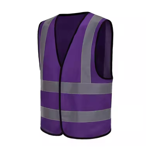 Chaleco de Seguridad de Alta Visibilidad con Múltiples Bolsillos, Reflectante, Unisex, de Poliéster, con Impresión Serigrafiada, para Construcción y Carreteras - Product Image 5