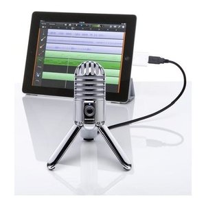 Micrófono USB Samson Meteor Mic Chrome para podcasts, vlogs, locuaciones y grabaciones - Product Image 2