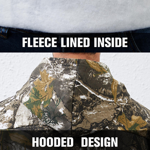 Sudadera con Capucha Personalizada para Hombre, Estampado de Camuflaje RealTree, para Caza, Jungla, Camping, Senderismo en el Bosque - Product Image 3