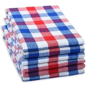Multi Background <b>Kitchen</b> Towel 100% Organic Cotton Gots Certificate Super Absorbent Soft Solid Color Stripe Check <b>Kitchen</b> <b>Cloth</b> - Product Image 1