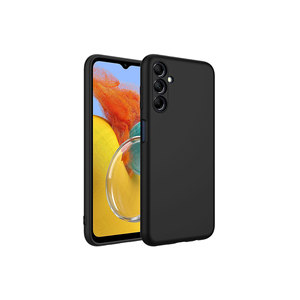 Funda Netzy para Samsung Galaxy M14, Modelo SAFA Mara, Silicona Líquida Suave al Tacto, Color Negro, Protectora para Teléfono Móvil, Inspirada en INS - Product Image 1