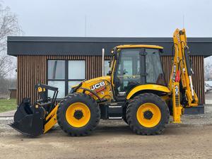 รถตักล้อยาง JCB 4CX มือสอง พร้อมมอเตอร์และลูกปืนสำหรับตักด้านหน้า น้ำหนัก 9000 กก. ใช้งาน 109 ชั่วโมง ขาย - Product Image 2