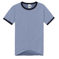 Camisetas de Manga Corta para Hombre, 100% Algodón/Fibra de Bambú, Cuello Redondo, con Logotipo Personalizado, Ecológicas y Transpirables
