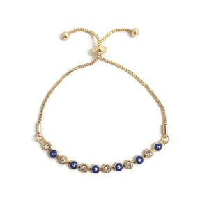 Bracelet authentique en laiton et cristal - Product Image 1
