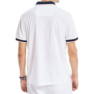 Camiseta de polo de 100% algodón para hombre, diseño sólido personalizable de alta calidad sostenible - Product Image 3
