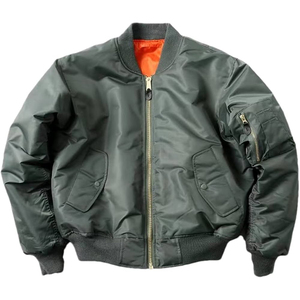 Wholesale 2024 <b>Men's</b> High Street Style Spring Jacket Casual Plus Size Solid Color Canvas <b>Coat</b> with Stand Zip Collar Custom Logo - Product Image 4